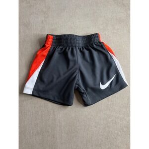 Nike Baby Boys Mesh Athletic Shorts Grey Orange White 18M 80-85cm